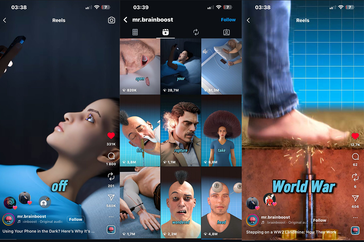 Mr. Brainboost, Realistic 3D Character Series - 1