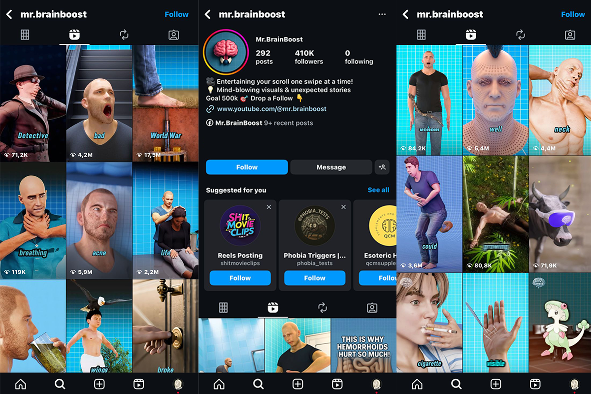 Mr. Brainboost, Realistic 3D Character Series - 2